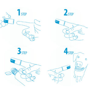 AFP Sparkle Finger Brush (6pack)