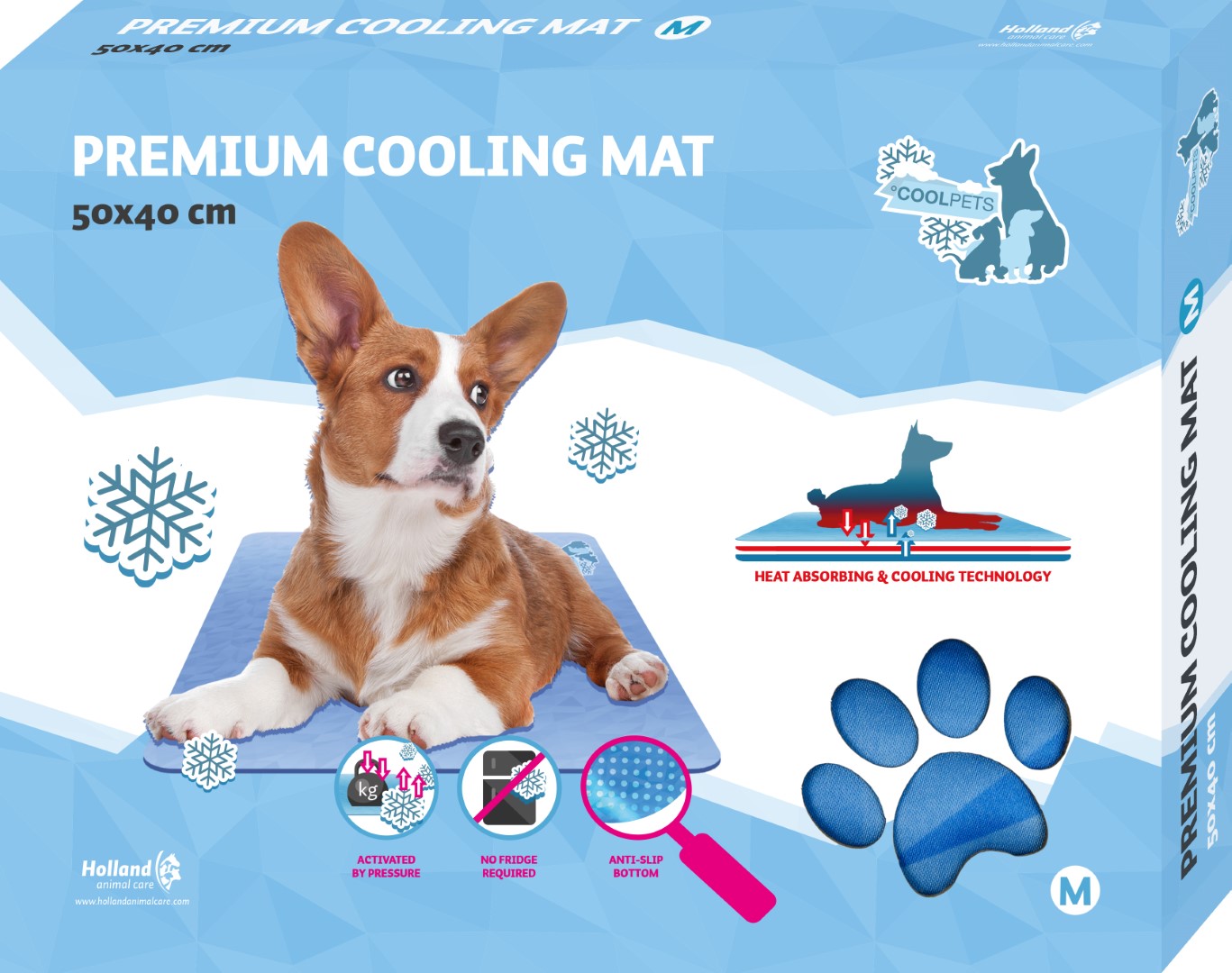 CoolPets Premium Cooling Mat M (50x40cm)