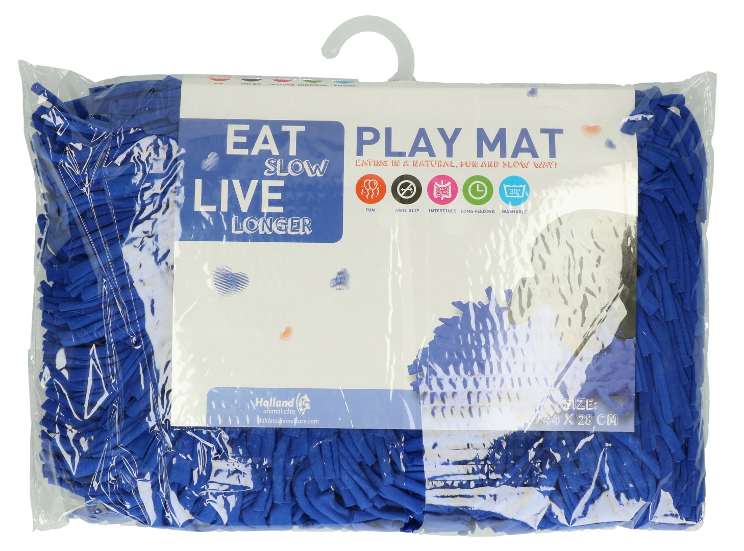 Eat Slow Live Longer Play Mat Blue - Afbeelding 3