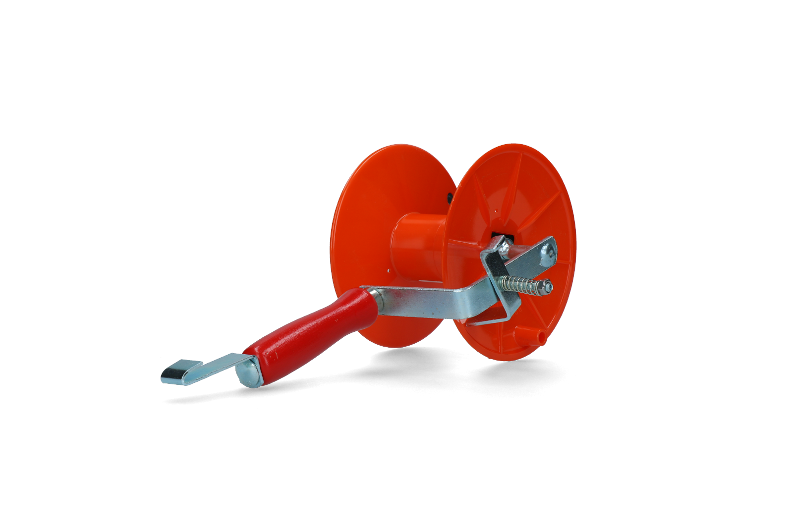 Haspel Mini met rem voor 250 m lint en 500 m draad