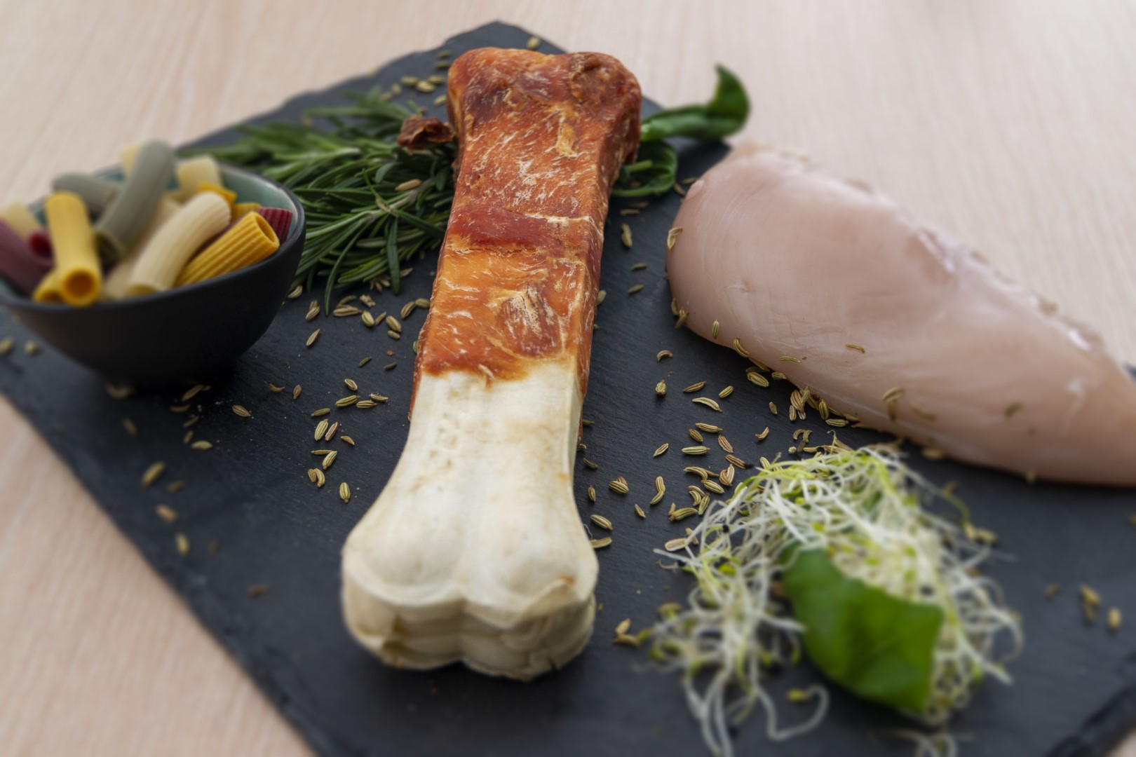 Braaaf Pressed Chicken Bones 12.5 cm (2 pcs) - Afbeelding 5