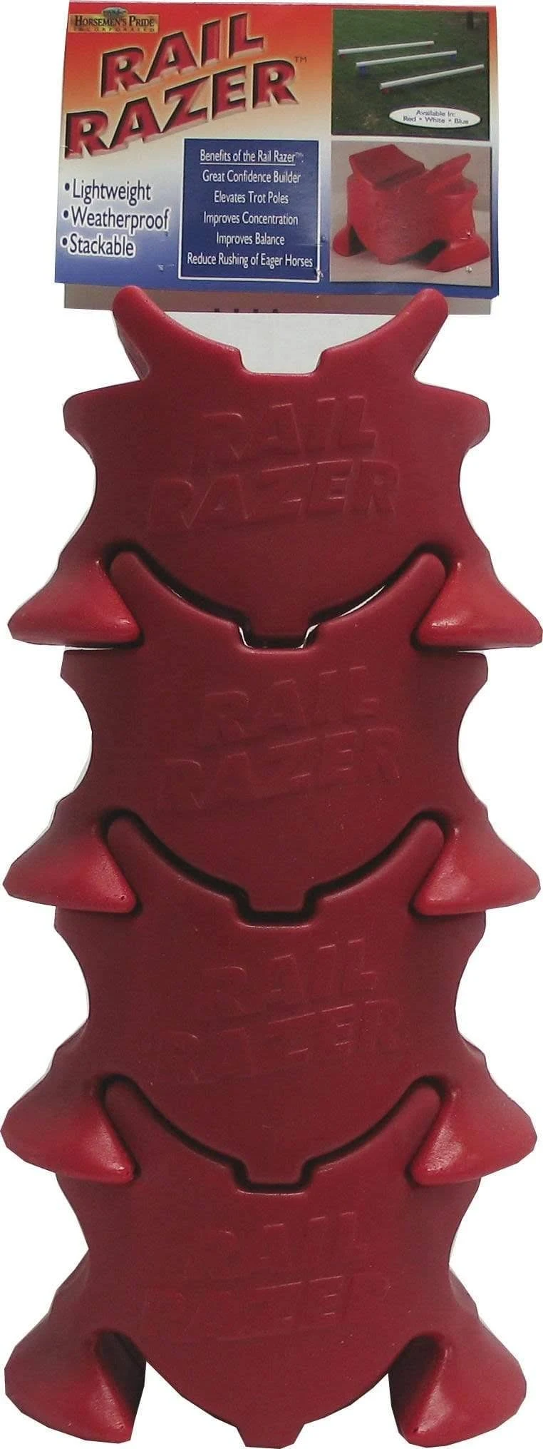 Hindernisblok Rail Razer rood - Afbeelding 6