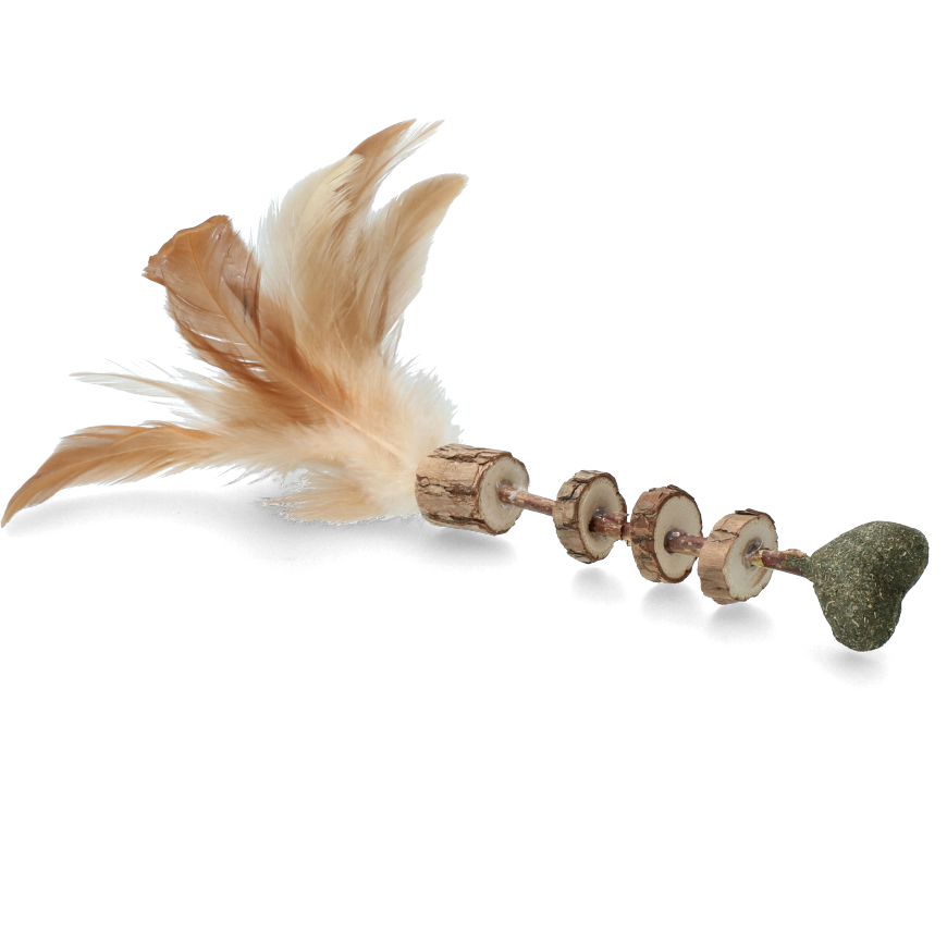 Addicted Stick with heart and feathers - Afbeelding 2
