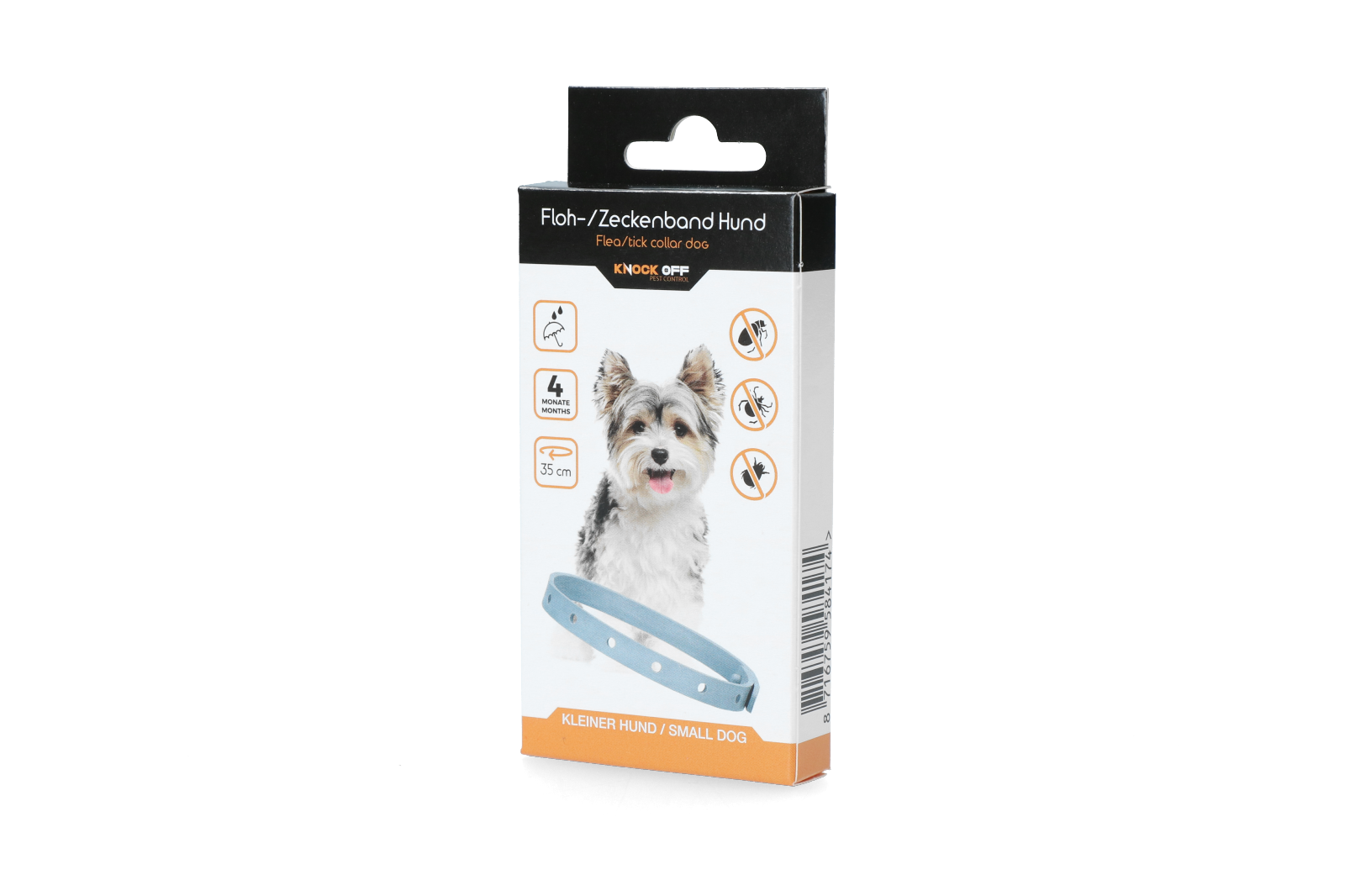 Knock Off vlooien/teken band 35 cm Hond DE+GB