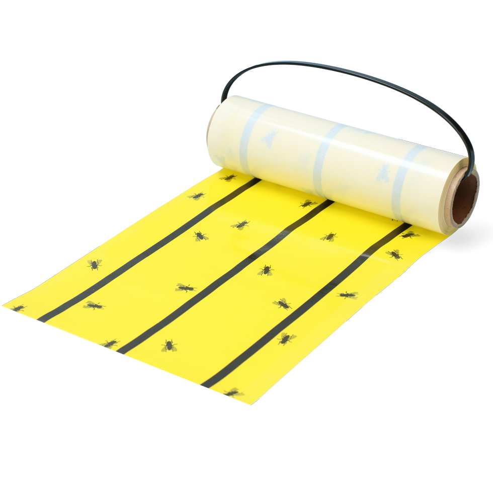 Knock Off Vliegenkleefrol Geel 5 meter - Afbeelding 2