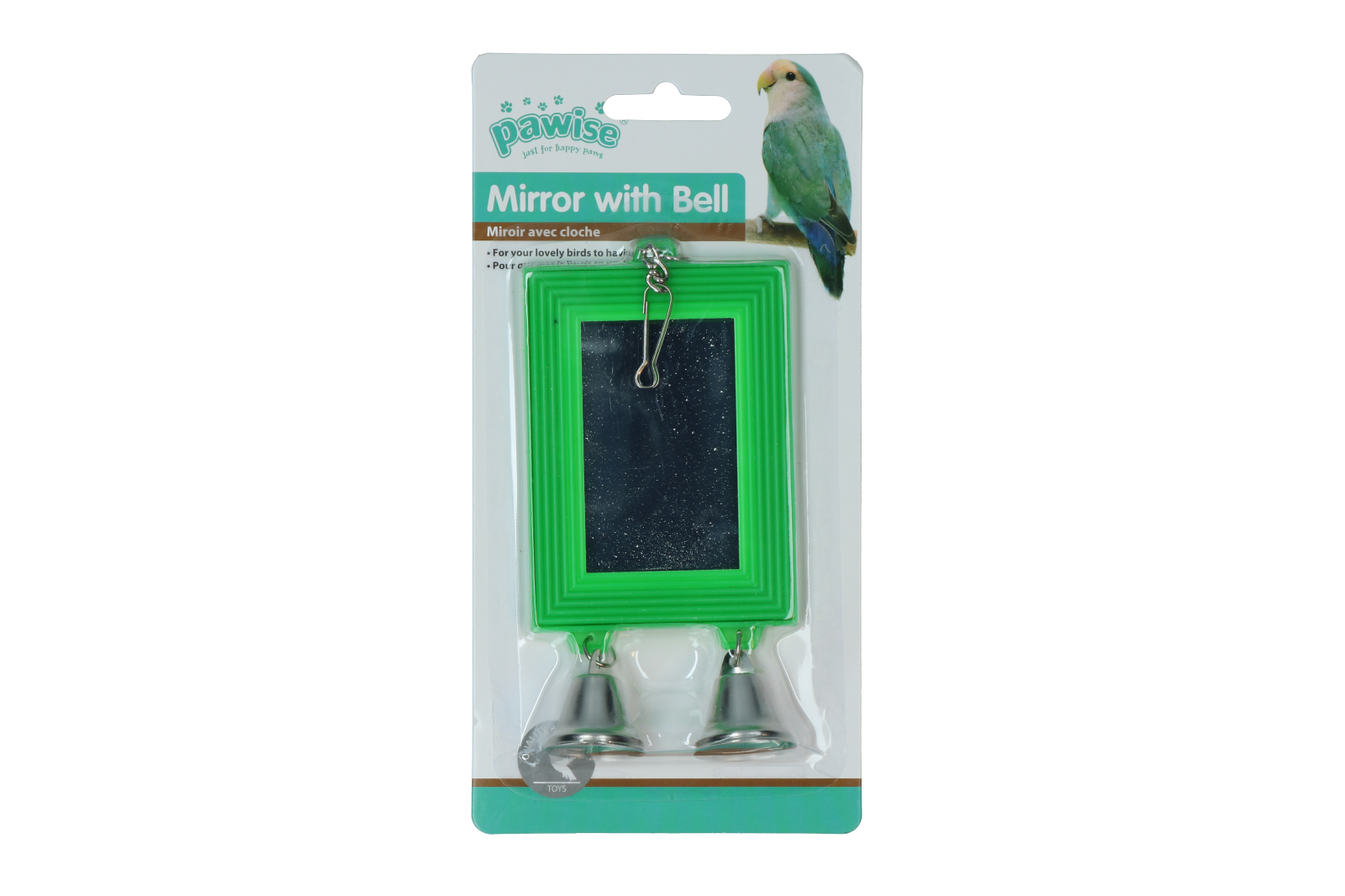 Bird mirror with bell - Afbeelding 2
