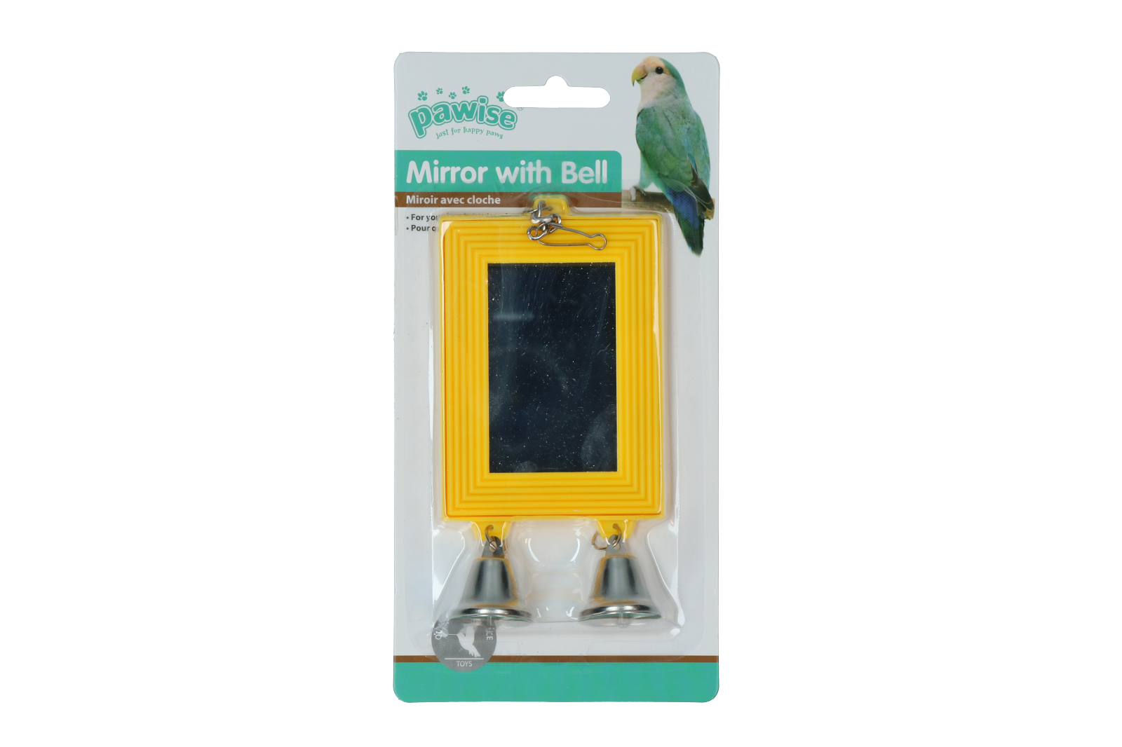 Bird mirror with bell - Afbeelding 6