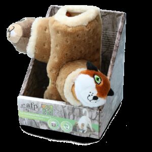 AFP Dig it - Tree Trunk Burrow - S with 2 cute toys
