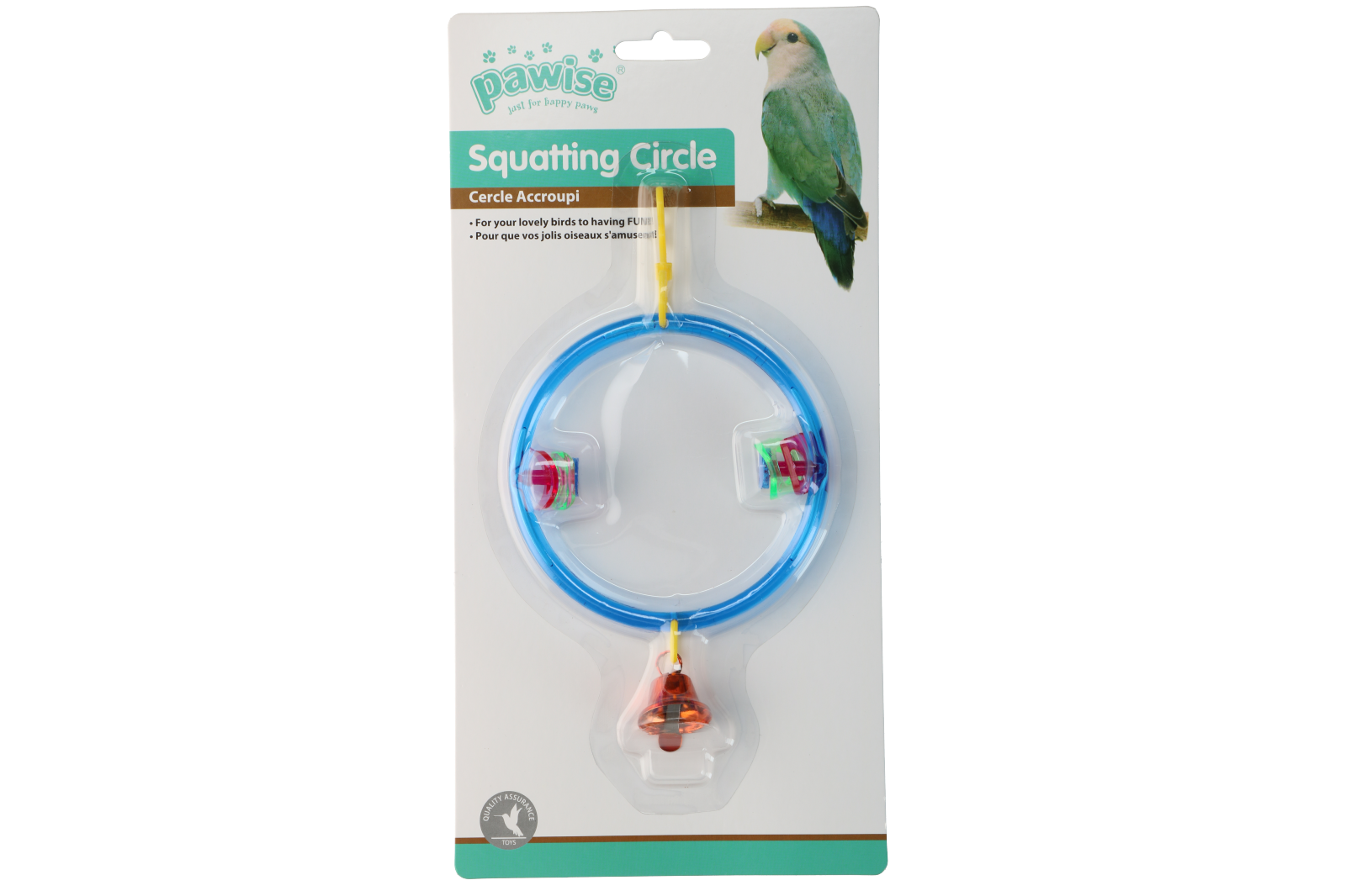 Bird squatting circle