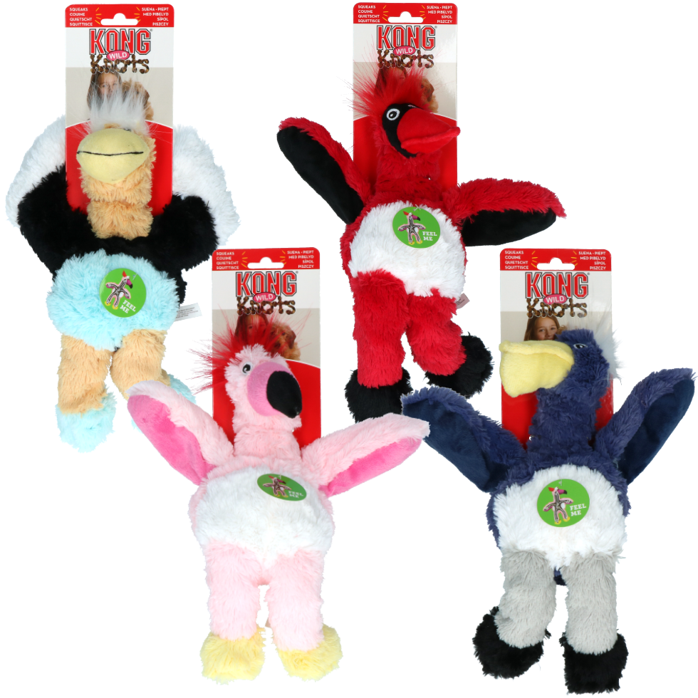 KONG Wild Knots Birds Assorted Md/Lg - Afbeelding 2
