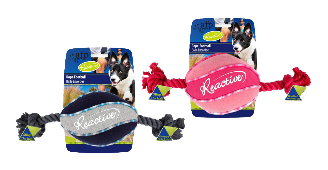 AFP Reactive Rope Football Pink