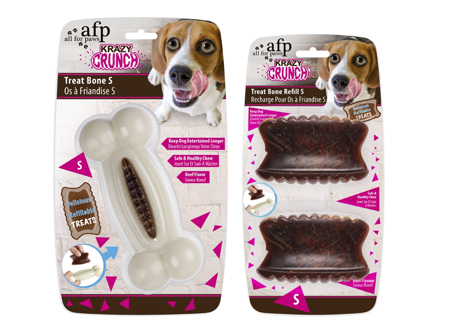 AFP Krazy Crunch-Treat Bone Refill S 2 pack