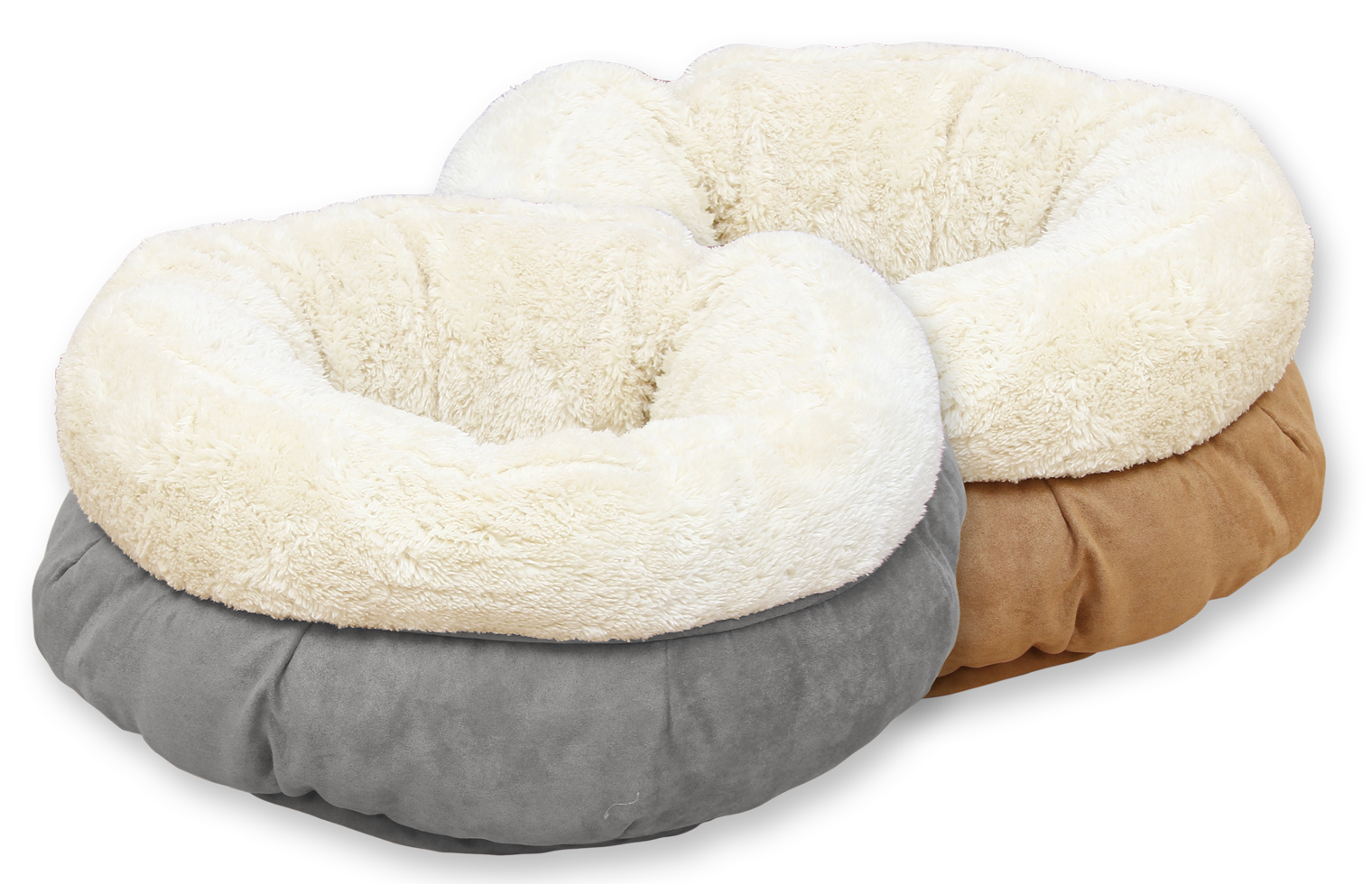 AFP Lambswool Donut Bed TAN Beige - Afbeelding 4