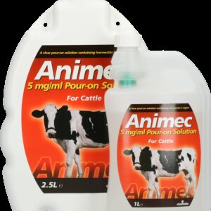 Animec 0,5% w/v pour on solution REG NL URA