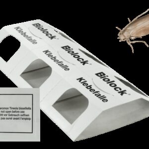 Biolock Kleermotval kleefval set van 3