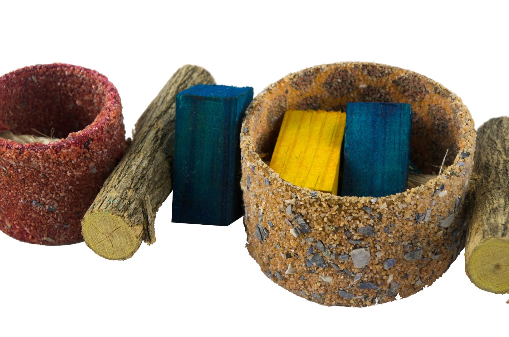 Birrdeeez Sekelbos Tubes Parrot Toy - Afbeelding 5