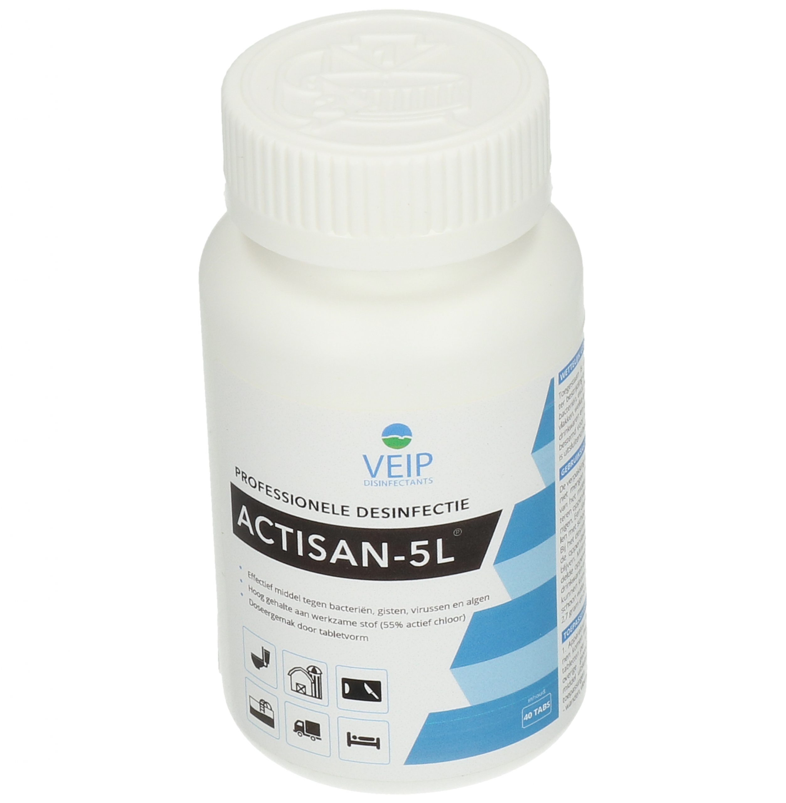 Chloortabletten Actisan 5L (300 st) - Afbeelding 3