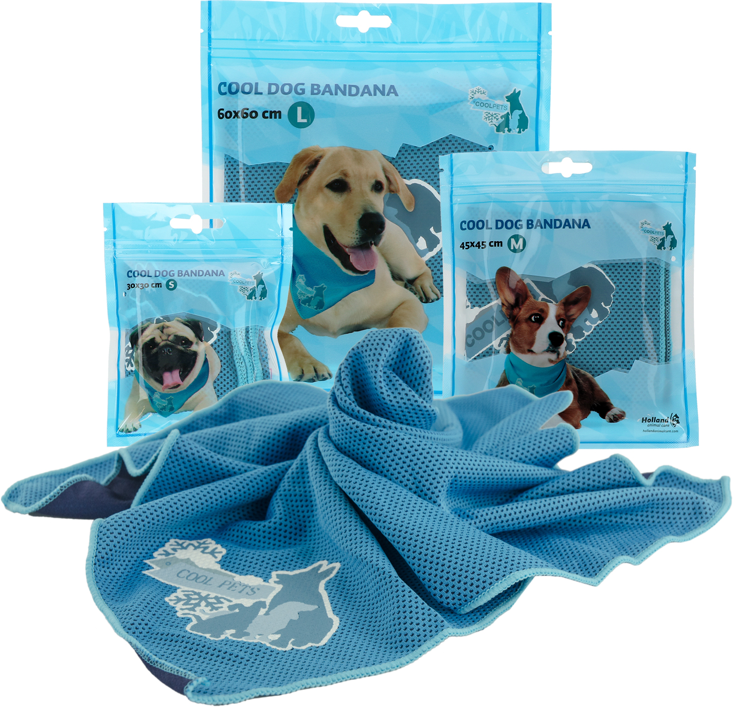 CoolPets Cooling Bandana 30x30cm S