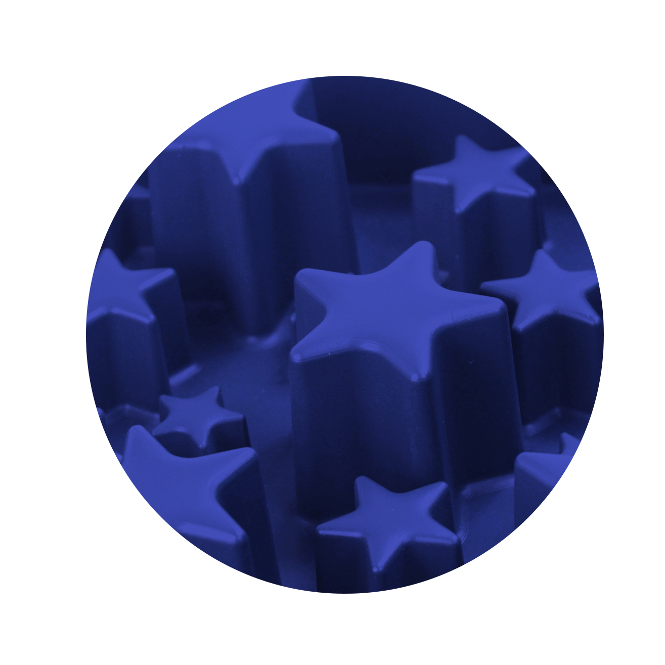 Eat Slow Live Longer Star Blue S - Afbeelding 3