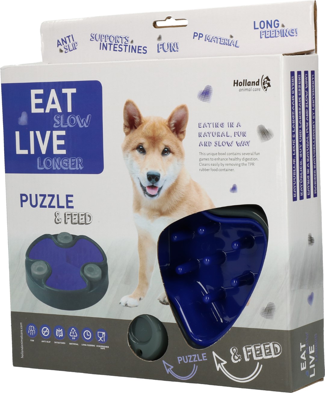 Eat Slow Live Longer Puzzle and Feed Blue - Afbeelding 3