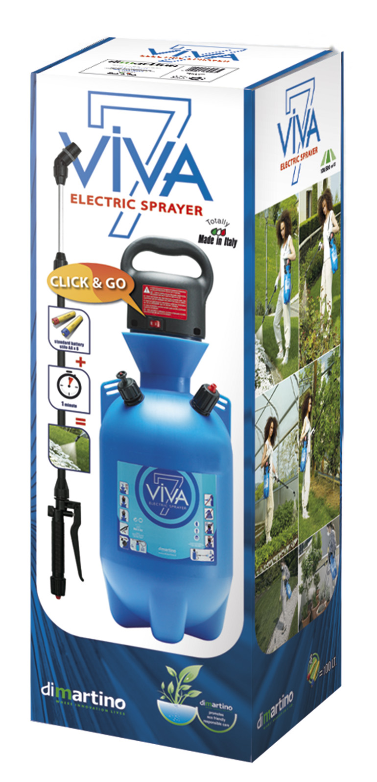 Drukspuit Viva electric 7 ltr. - Afbeelding 3