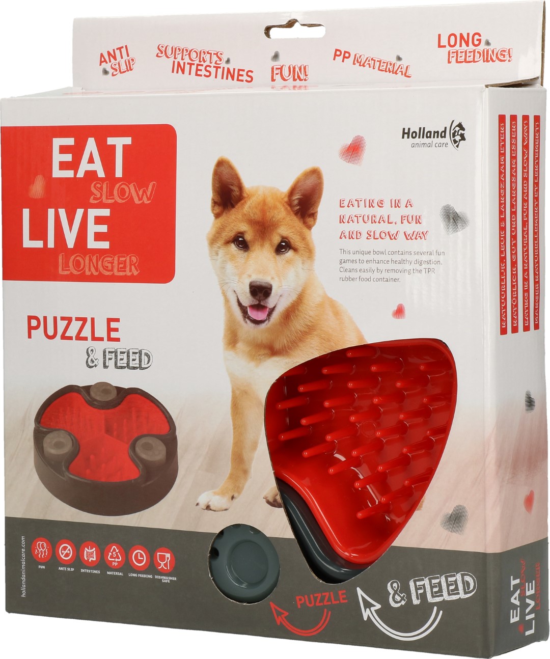 Eat Slow Live Longer Puzzle and Feed Red - Afbeelding 3