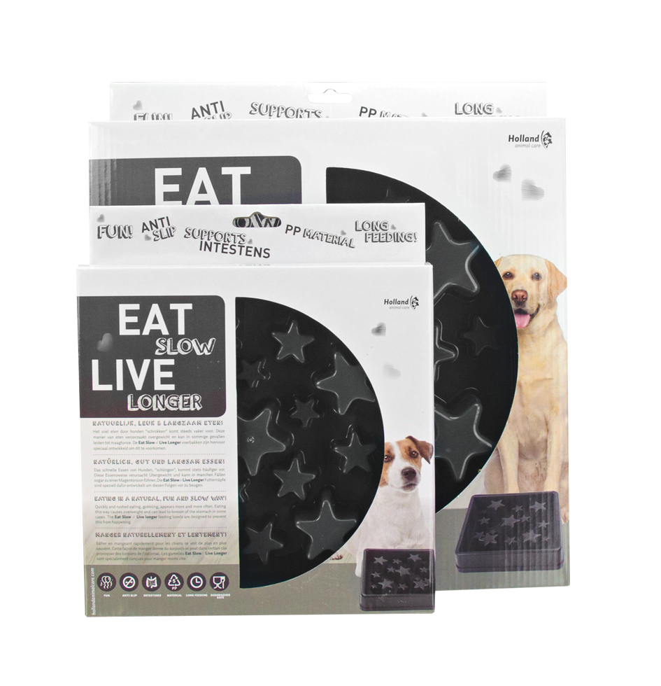 Eat Slow Live Longer Star Grey L