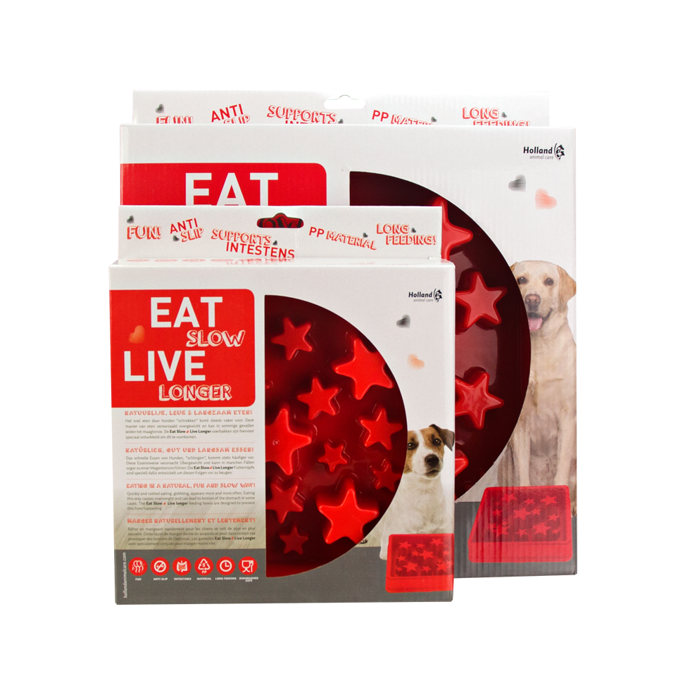 Eat Slow Live Longer Star Red S