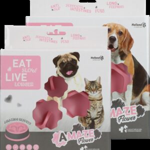 Eat Slow Live Longer Amaze Flower Pink M