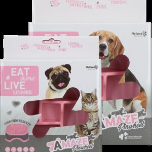 Eat Slow Live Longer Amaze Pinwheel Pink M