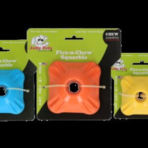 Jolly Flex-n-Chew Squarble blauw medium
