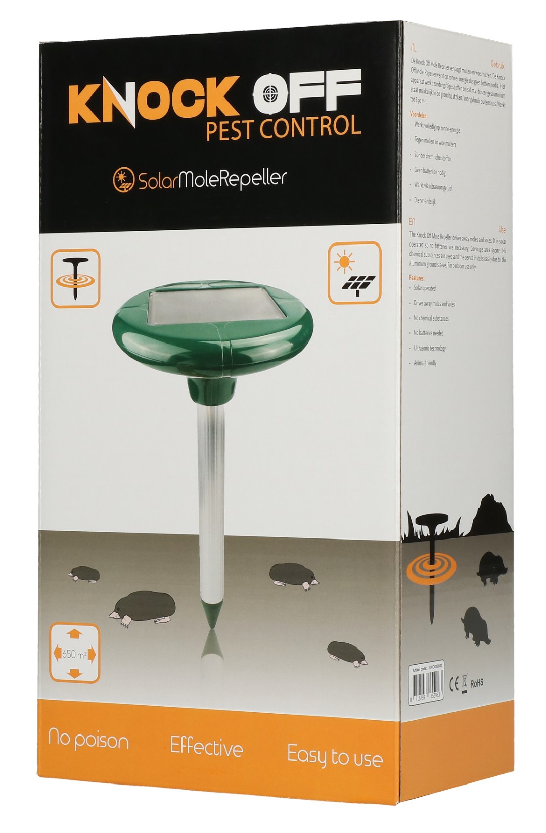 Knock Off Mollenverjager Solar - Afbeelding 3