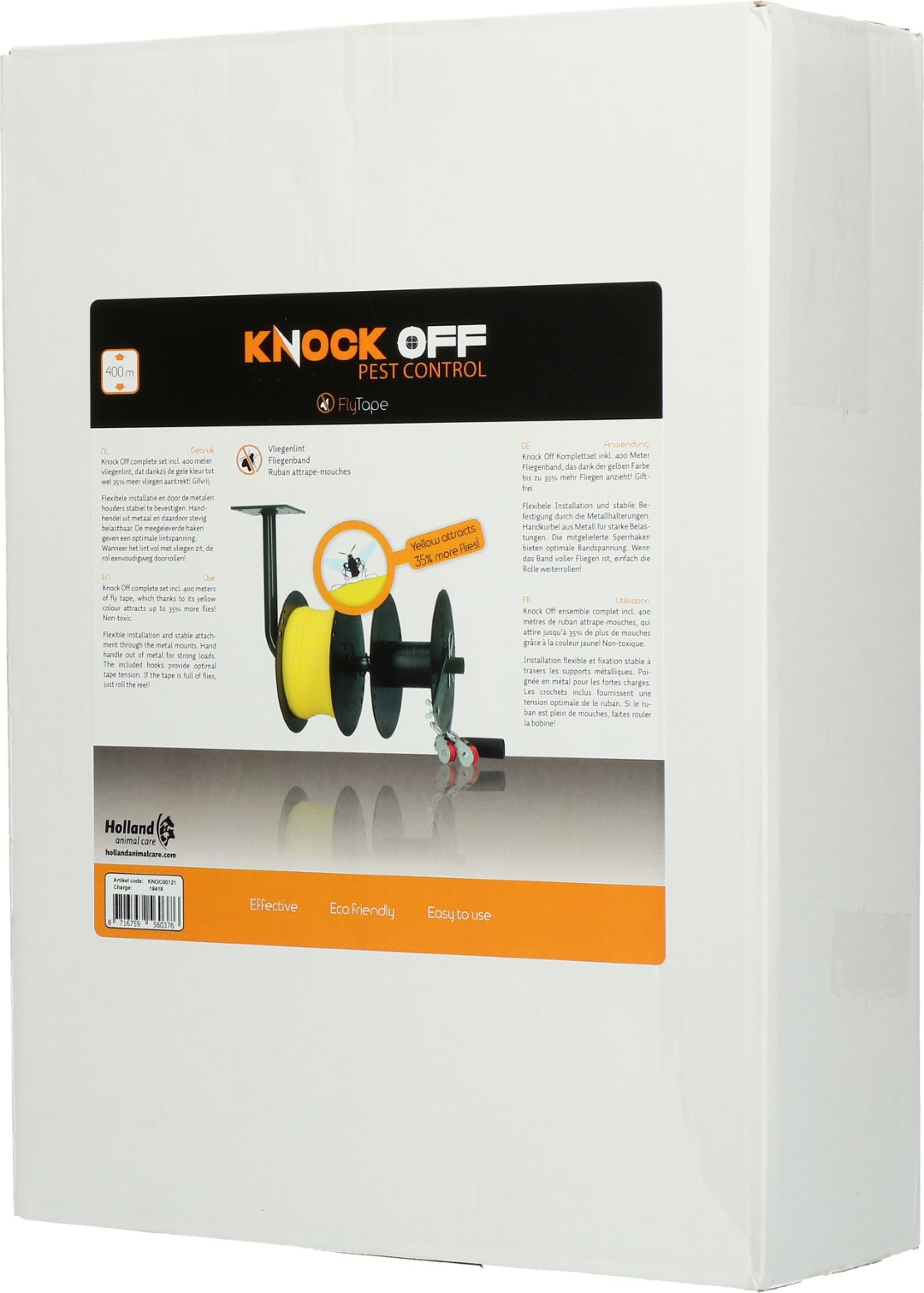 Knock Off Vliegenlint Compleet 400 Meter - Afbeelding 3