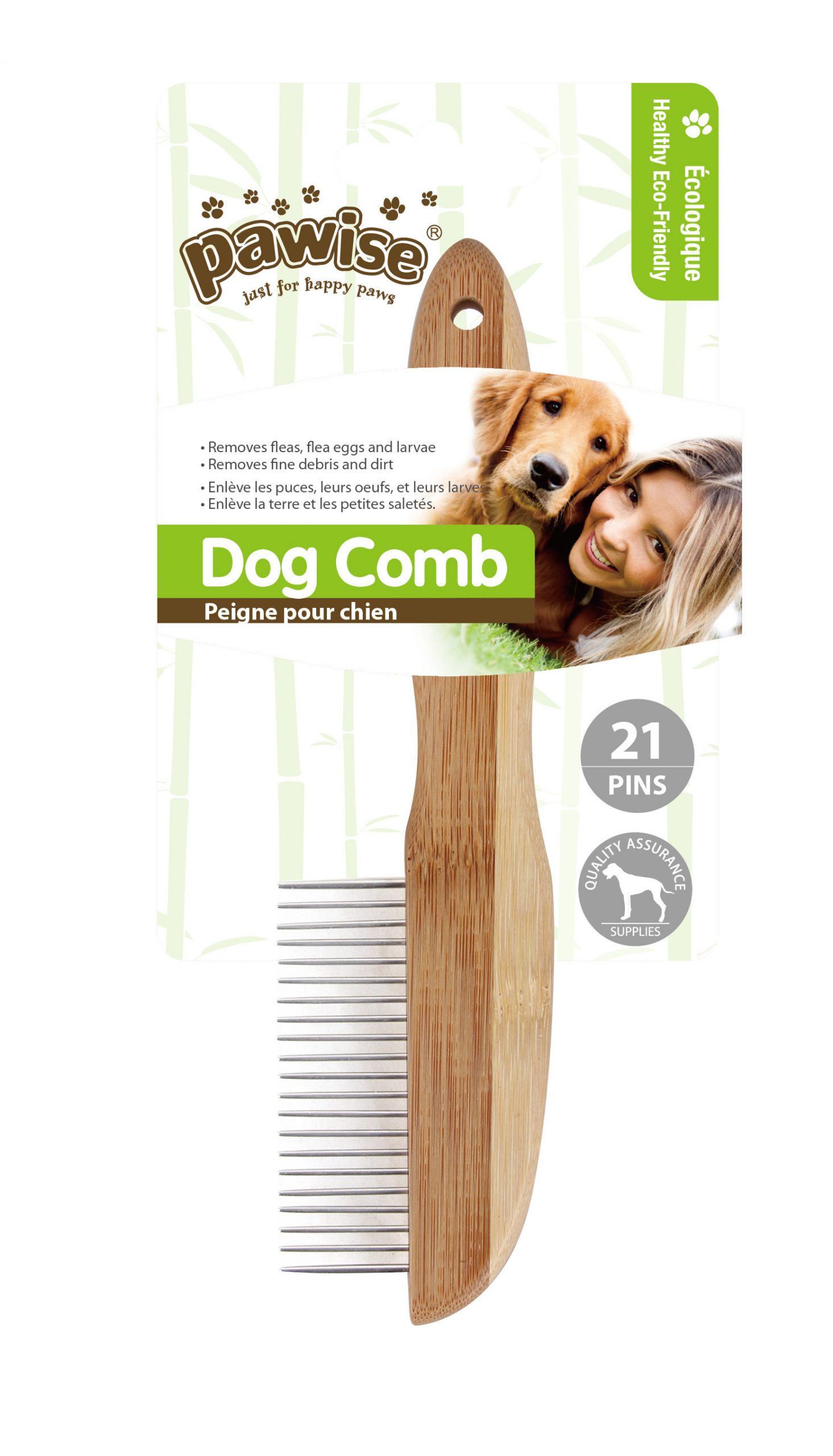 Detangling and Flea Comb 77 pins - Afbeelding 3