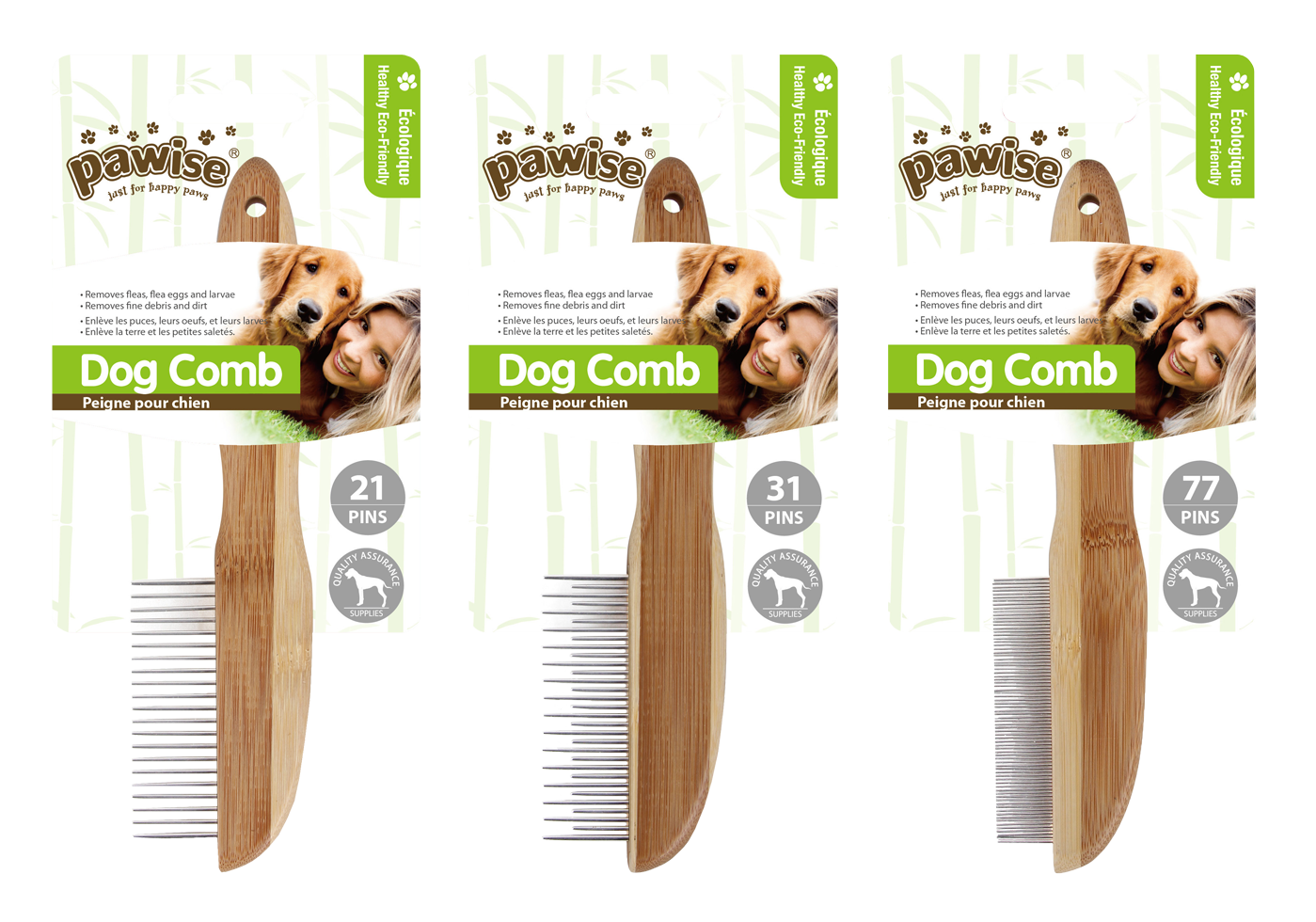Detangling and Flea Comb 77 pins