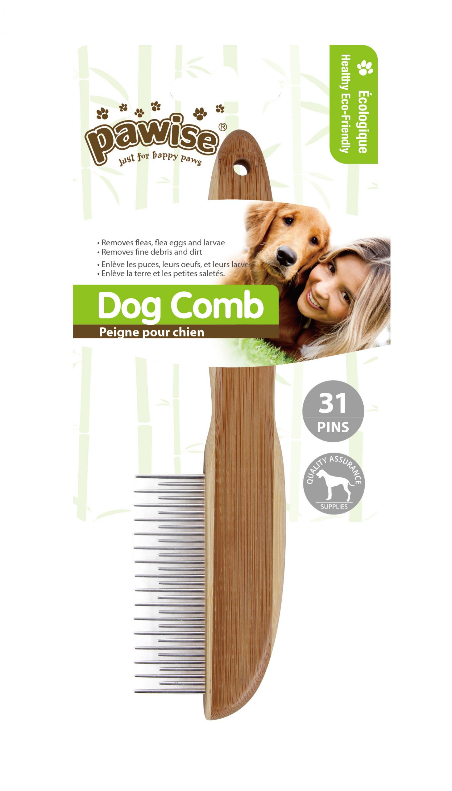 Detangling and Flea Comb 77 pins - Afbeelding 4