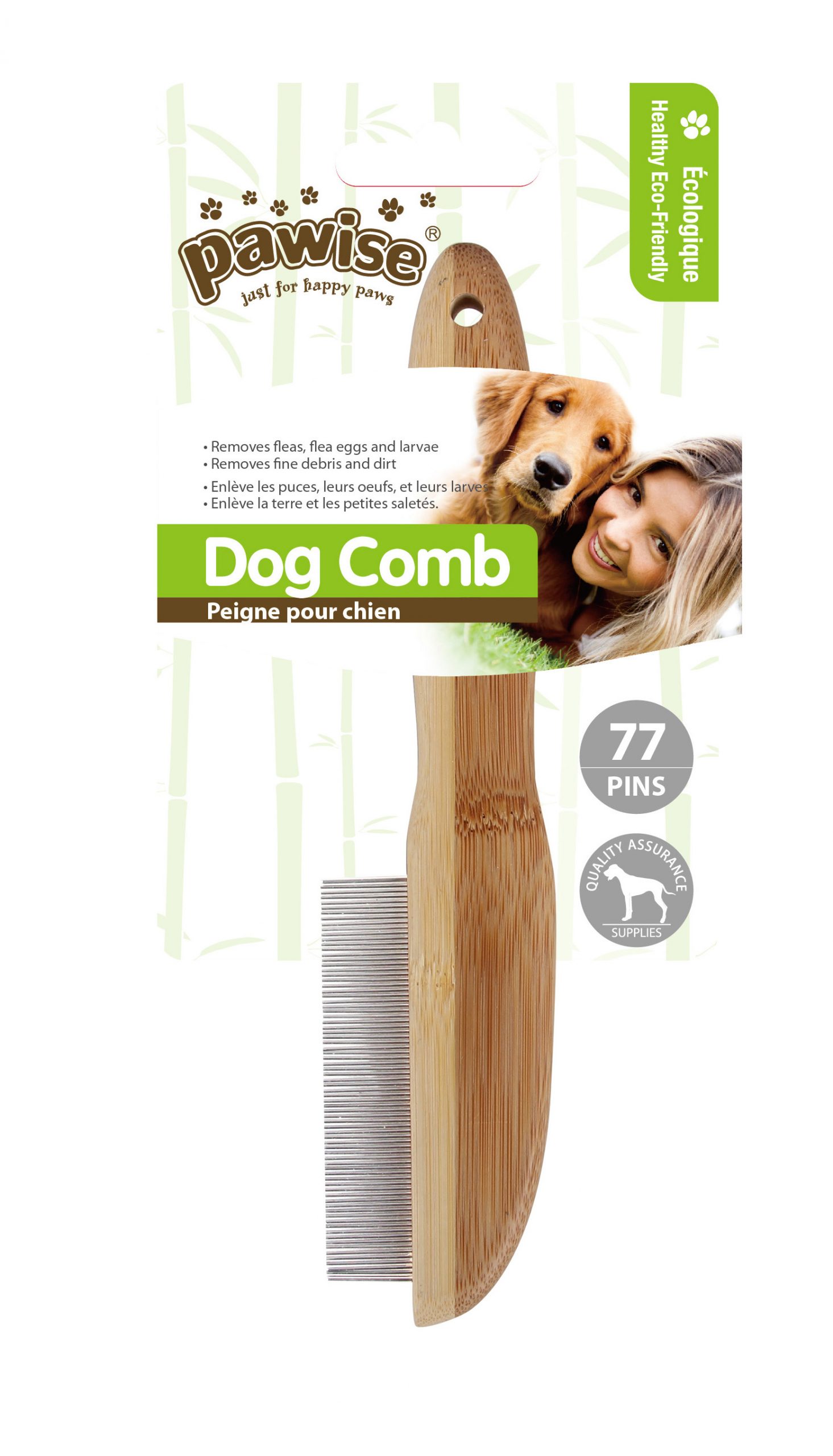 Detangling and Flea Comb 77 pins - Afbeelding 5