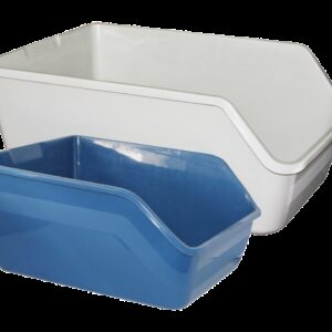 High-back Litter pan 47x38x21cm