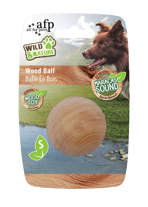 AFP Wild and Nature - Maracas Wood Ball S - Afbeelding 2