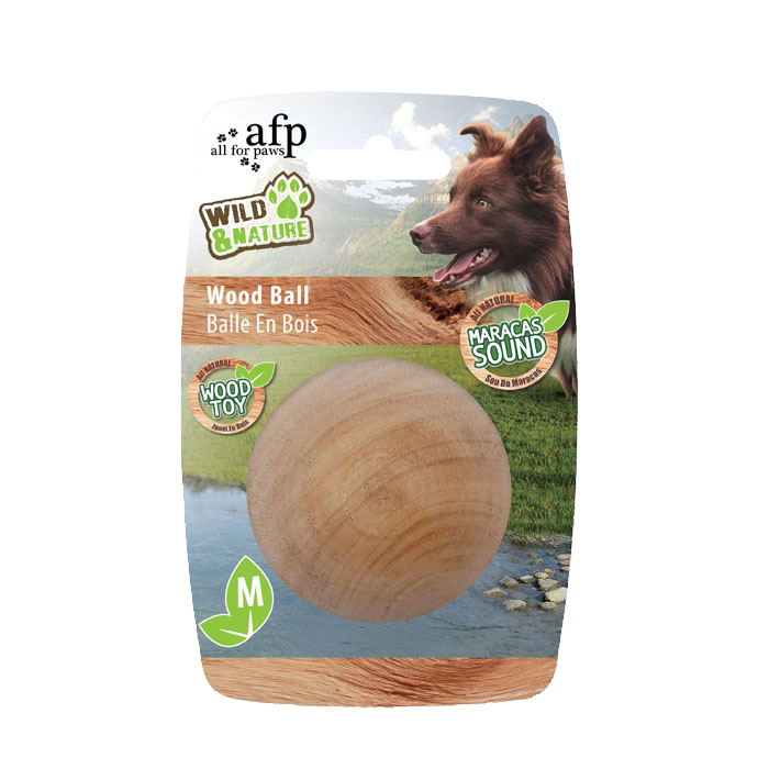 AFP Wild and Nature - Maracas Wood Ball M - Afbeelding 2