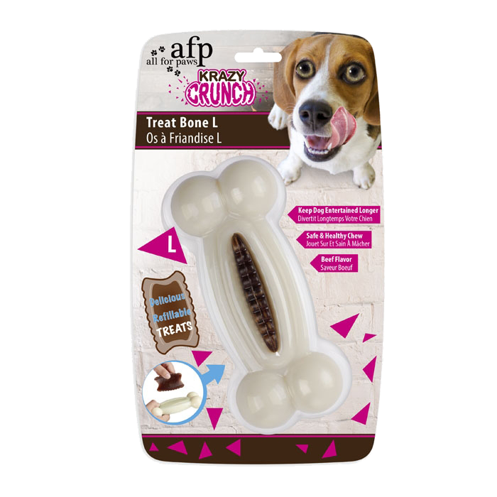 AFP Krazy Crunch-Treat Bone L with 1 treat