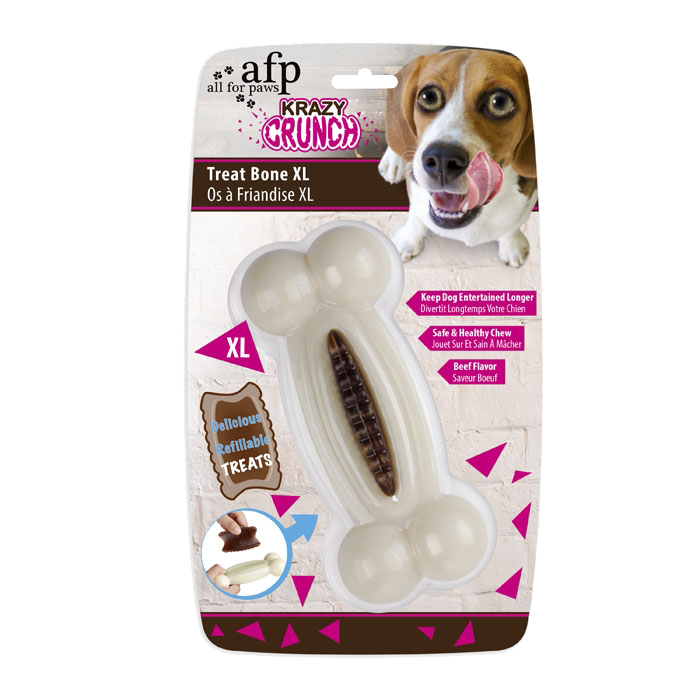 AFP Krazy Crunch-Treat Bone XL with 1 treat