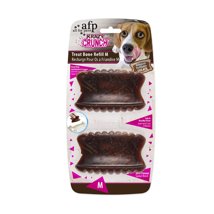 AFP Krazy Crunch-Treat Bone Refill M 2 pack - Afbeelding 3