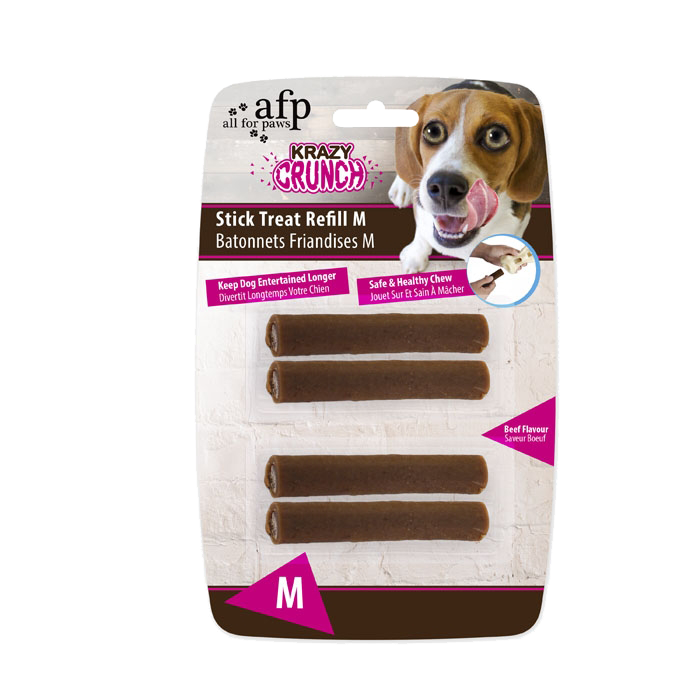 AFP Krazy Crunch-Bone Treat Stick Refill M 4 pack - Afbeelding 2