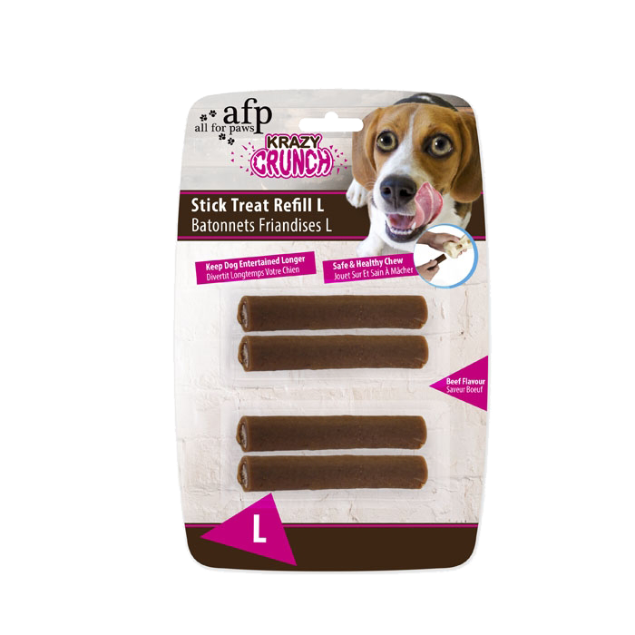 AFP Krazy Crunch-Bone Treat Stick Refill L 4 pack
