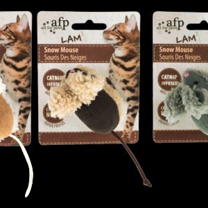 AFP Lambswool-Snow Mouse Catnip