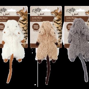 AFP Lambswool-Jumbo Crinkle Catnip Rodent