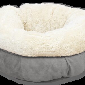 AFP Lambswool Donut Bed Grijs