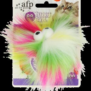 AFP Furry Fluffy Ball Yellow