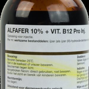 Alfafer 10% + Vit. B12 Pro Inj. REG NL VRIJ